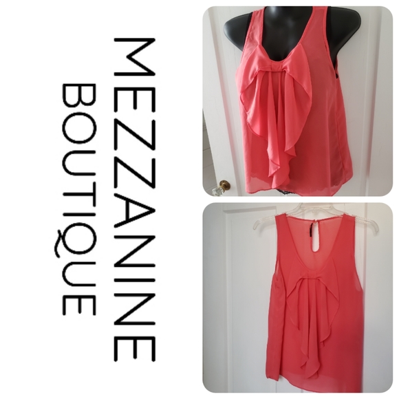$60 Mezzanine Boutique | Medium |Chiffon Tank - Picture 7 of 7